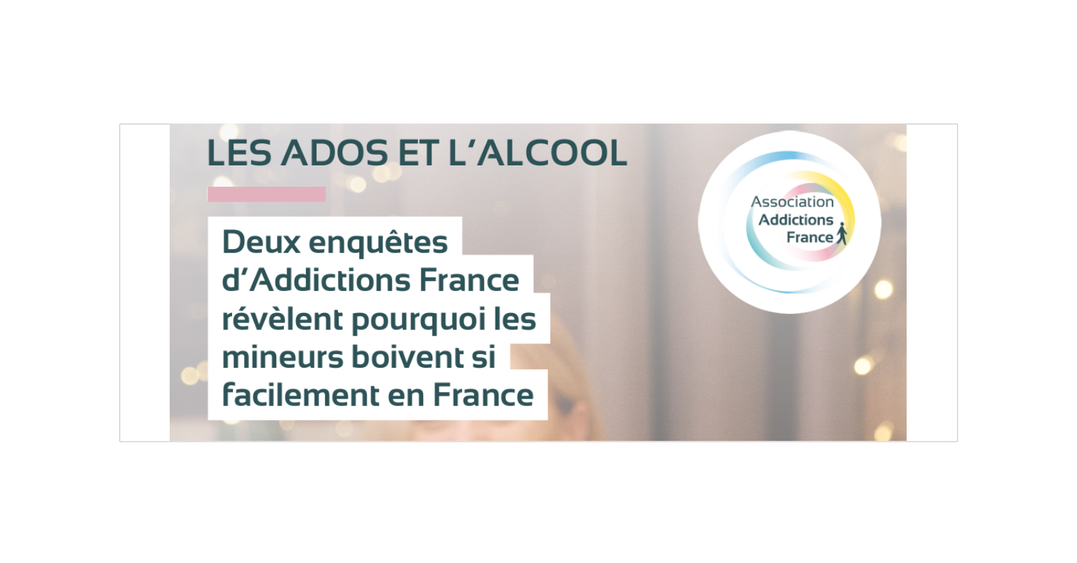 Les Ados Et Lalcool Deux Tudes In Dites Appellent Une Prise De